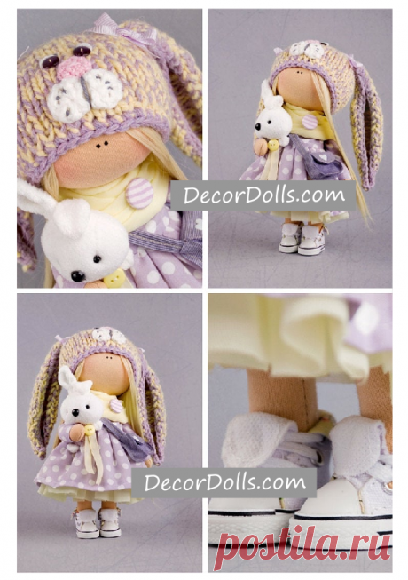 Nursery Decor Doll, Handmade Tilda Doll, Interior Art Doll, Soft Rag D – Decor Dolls