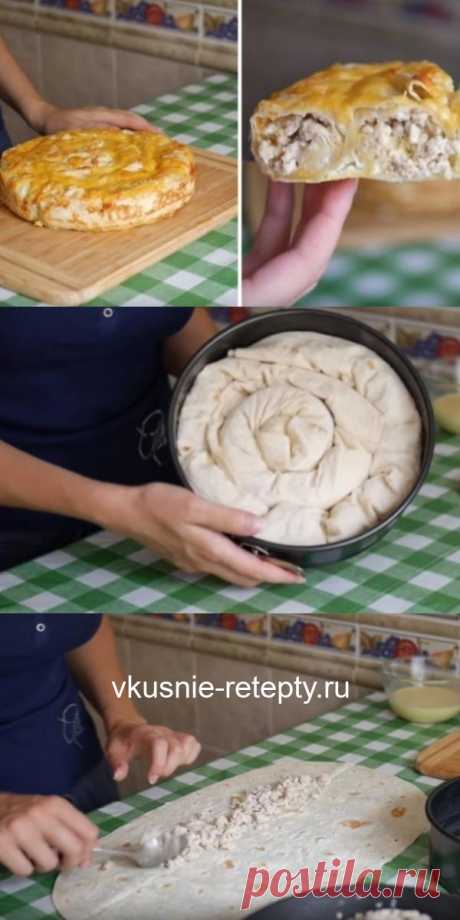 Шикарный мясной пирог наспех: никакой возни с тестом — его просто нет.