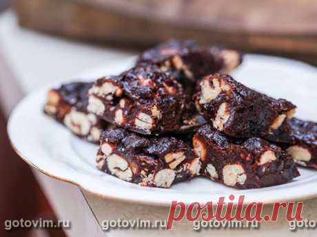 Шоколадно-ореховые конфеты с сухофруктами / Готовим.РУ