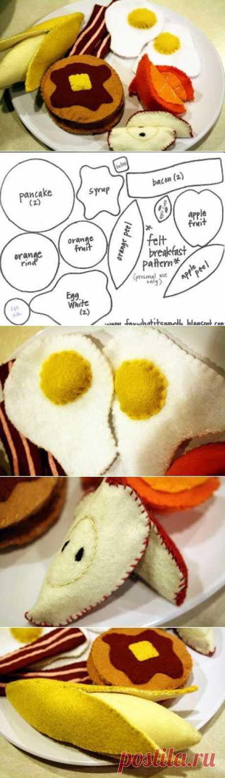 For What It's Worth...or Not.: Felt Food: FREE Breakfast Pattern &amp; Tutorial