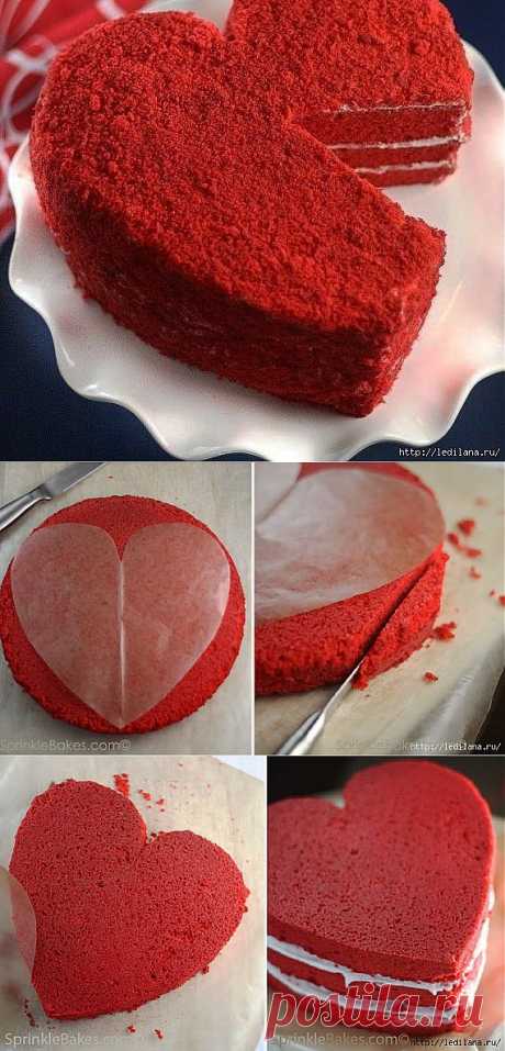 Нереальный торт ко Дню Святого Валентина .
