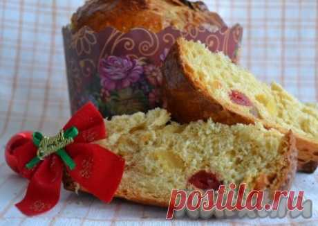 Панеттоне - традиционный миланский рождественский пирог (вариант)