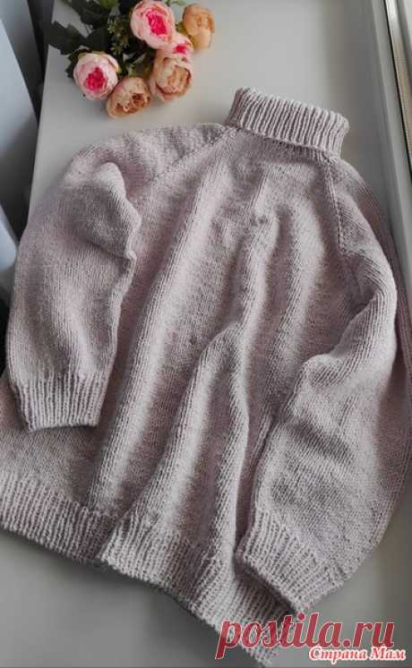 Тёплый свитер для девочки - Вязание - Страна Мам