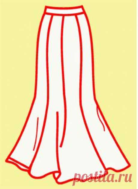 ШКОЛА ШИТЬЯ: Выкройка юбки-годе от Анастасии Корфиати - шьем сами