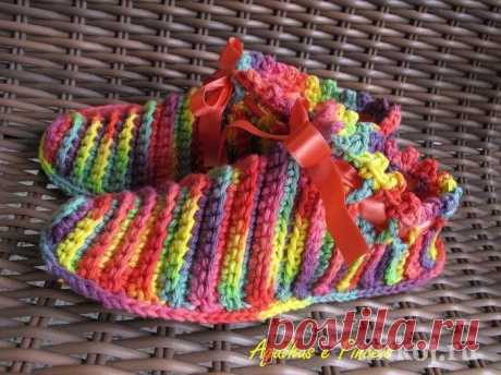 Вязаная обувь, носки » Ниткой - вязаные вещи для вашего дома, вязание крючком, вязание спицами, схемы вязания