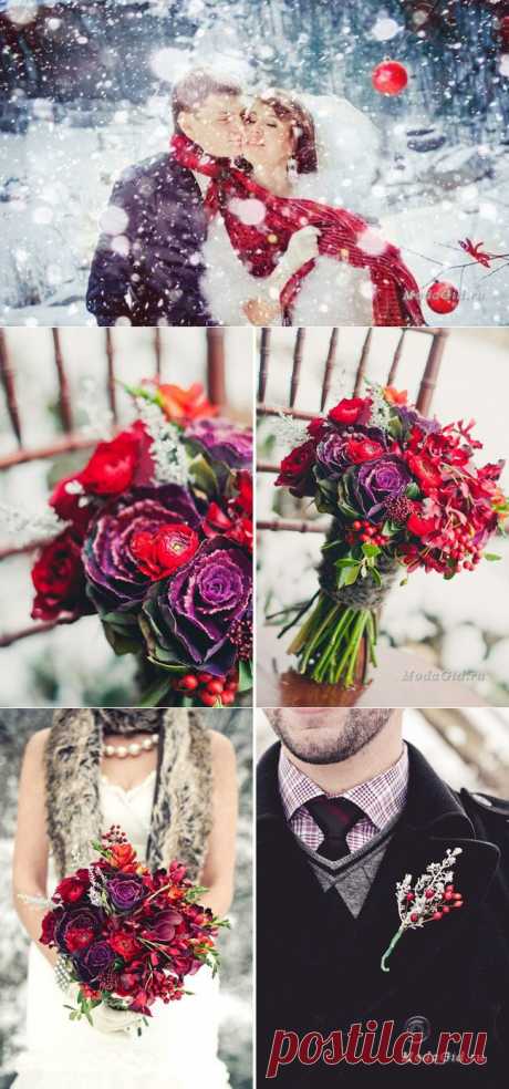 Свадебная мода: Идеи для зимней свадебной фотосессии