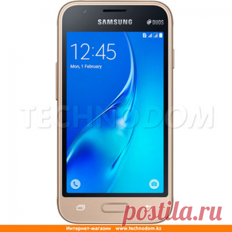 Samsung Galaxy J1 mini, Gold Экран 4 TFT (480x800), сенсорный | Четырехъядерный процессор (1.2 ГГц) | Оперативная память 0.75 ГБ | Встроенная память 8 ГБ + microSD до 128 ГБ | Камера 5 Мп | Батарея 1500 мАч | Bluetooth 4.1 | Wi-Fi 802.11 b\g\n | 121.6 x 63.1 x 10.8 мм, 123 г | Золотистый