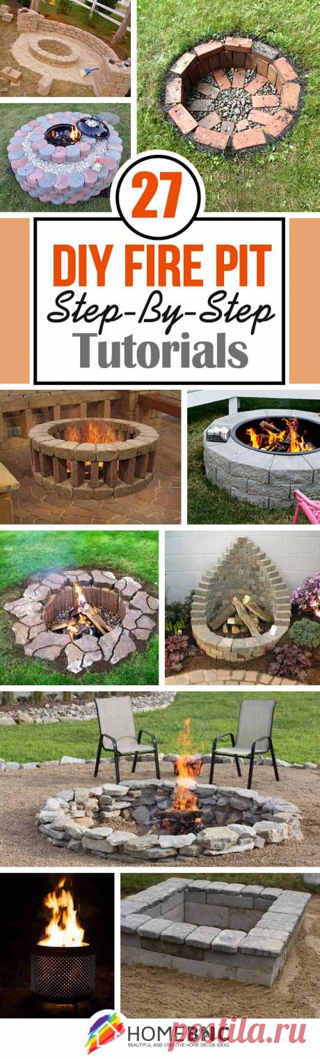 27 Best DIY Firepit Ideas and Designs for 2017