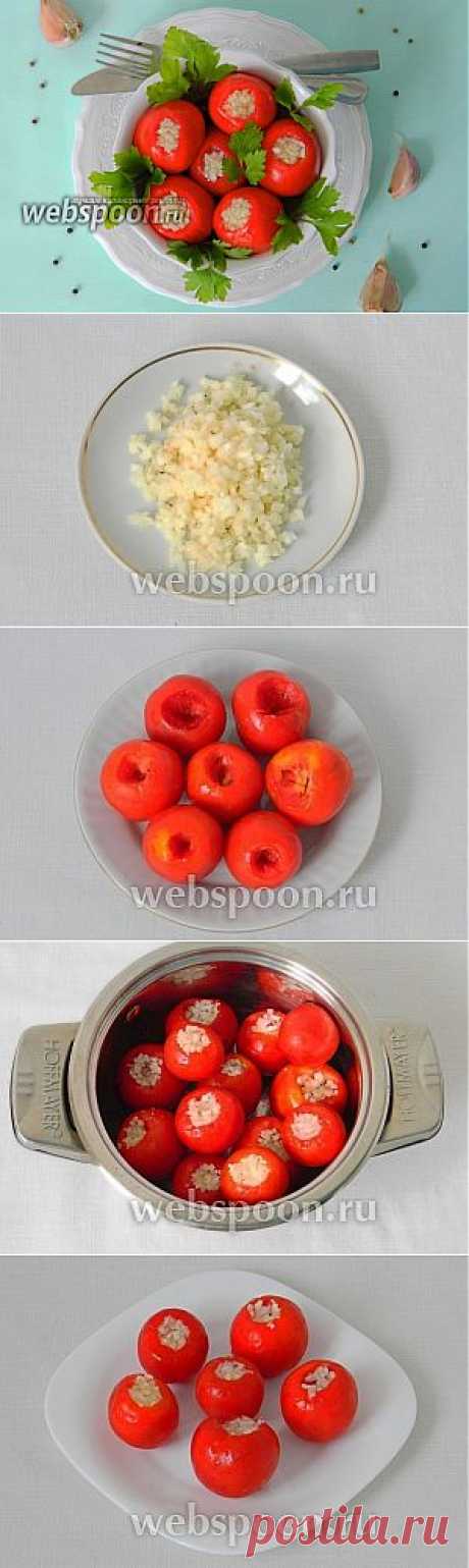 Малосольные помидоры с чесноком рецепт с фото, как приготовить на Webspoon.ru