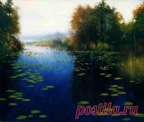 Прощай лето! Магия любви в пейзажах ведущего польского художника Генриха Радзишевского.