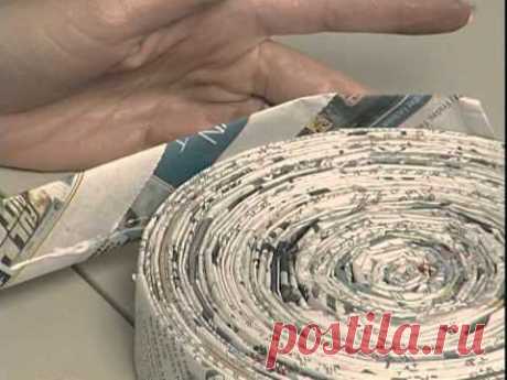 ▶ Amazing Art Show #23: Making Pots with Newspaper - YouTube
