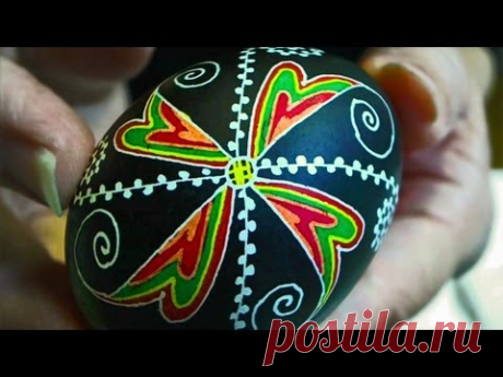 Learn How to Dye &amp; Color Easter Eggs - Decorate Ukrainian Ukraine Pysanky Pysanka Beginner Egg