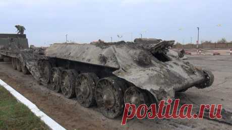 Сегодня на общевойсковой полигон &quot;Прудбой&quot; в Волгоградской области прибыл поднятый со дна реки танк Т-34 | Информационное агентство «В контексте» Волгоград