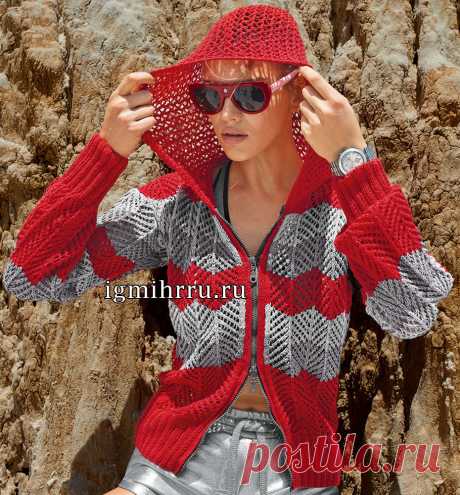 цитата VitushkinaNA : Красно-серая куртка с капюшоном и на застежке-молнии. Вязание спицами (07:28 20-07-2017) [4798531/418275219] - popikovamaria@gmail.com - Gmail