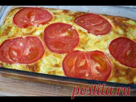Фриттата из кабачков/Tomato and Zucchini Frittata