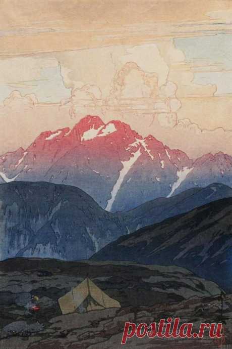 Картины художника Хироси Ёсиды (Hiroshi Yoshida, 1876-1950)