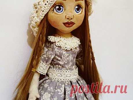 Шьем текстильную куклу с объемным лицом