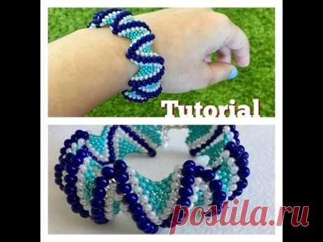 How to make peyote bracelet (TUTORIAL)