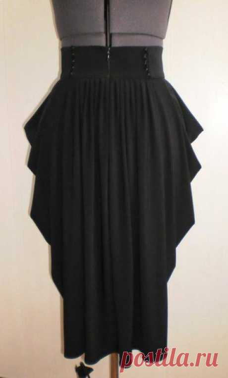 Трикотажная юбка с драпировками от Lealea.    | VK