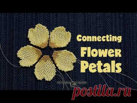 Connecting Peyote Stitch Flower Petals