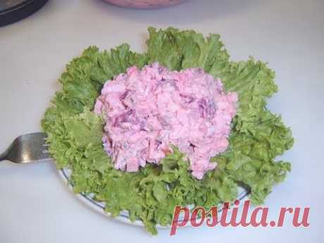 Салат из сельди со свеклой Heringssalat mit Roter Bete - YouTube