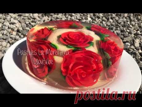 GELATINA PARA MAMA 3 D  ROSAS ENCAPSULADAS / O NEGOCIO VIDEO BIEN EXPLICADO PARA PRINCIPIANTES