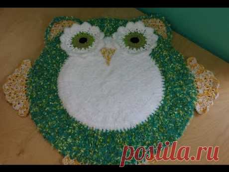 Crocher Owl Area Rug For Baby's Room Part #1