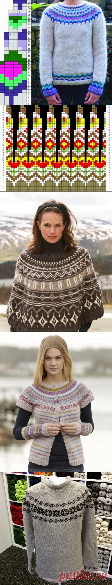 Лопапейса: схемы вязания ирландского свитера, фото и интересные идеи