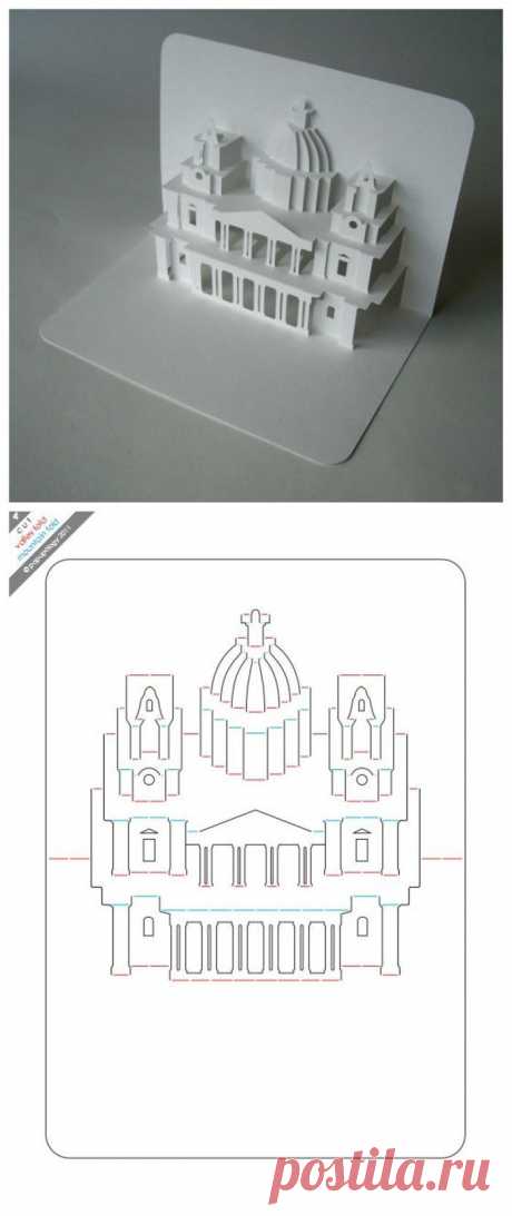 Объемные открытки с вырезанием раскладывающиеся: как делать — Сделай сам, идеи для творчества - DIY Ideas