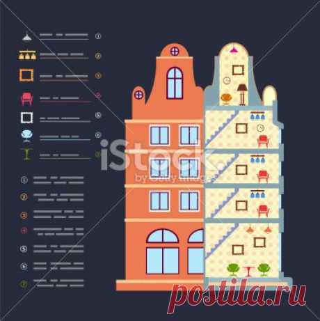 Home remodel stock vector art 53756168 - iStock