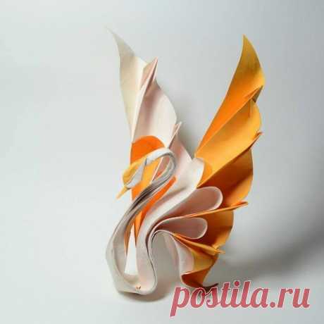 (+4) Оригами из мокрой бумаги