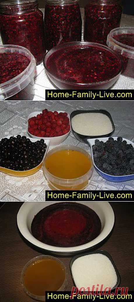 Живое варенье -пошаговый фоторецепт - ягоды в меду на зиму | Кулинарные рецепты