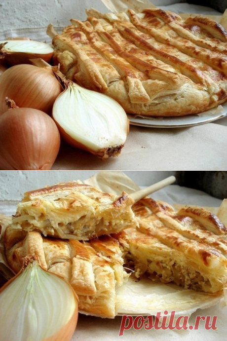 Как приготовить луковый пирог / onion pie  - рецепт, ингридиенты и фотографии