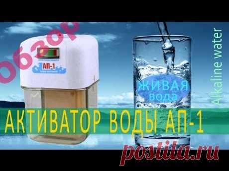 Живая и мертвая вода. Обзор активатора воды АП-1. Польза живой воды.