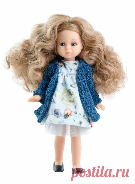 Кукла Инес в цветочном платье и голубом кардигане, 21 см 02114 от Paola Reina за 3 118 руб. Купить в официальном магазине Paola Reina