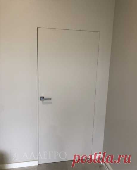 Дверь невидимка Аллегро с деревянной скрытой коробкой - Фото инструкция и советы по монтажу