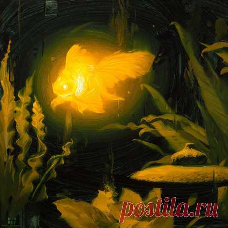 Bioluminescence, Goldfish by robrey on DeviantArt