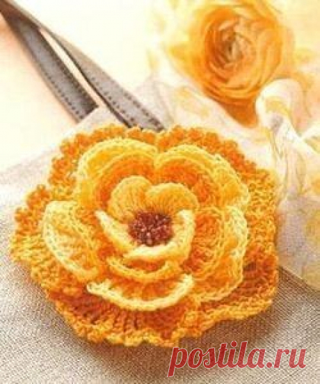 Crochet flower pattern free ⋆ Crochet Kingdom Crochet flower pattern free new. Stunning to crochet in yellow like the image below, but I can imagine a variety of these in all different colors, so beautiful! More Patterns Like This!