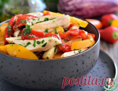 Запеченные овощи с куриным филе – кулинарный рецепт