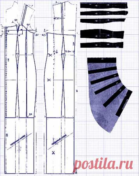 Выкройка вечернего платья. Шьем вечернее платье своими руками » Бесплатные выкройки одежды, шьем своими руками платья, блузки, пальто, костюмы, сарафаны