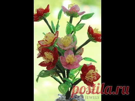 Fantasy Wildflowers - Intro to French beaded flowers - PART 2