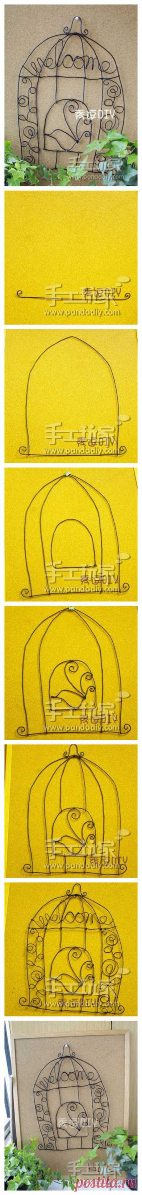 [铝线教程] 【花园杂货DIY】欢迎牌－堆糖，美好生活研究所