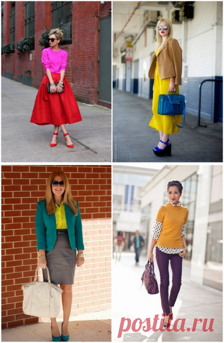20+ вдохновляющих идей цветовых сочетаний в одежде