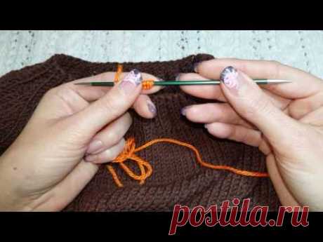 Набор петель для горловины свитера