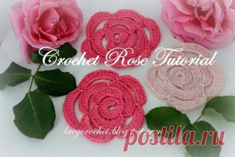 crochet lace flowers and leaves - Picmia