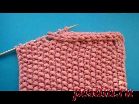 Bind off knitting Закрытие петель шнуром Вязание на спицах Урок 59