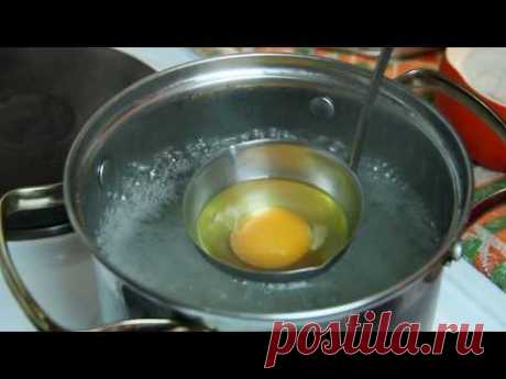Яйцо пашот на 1 минуту. Быстрый завтрак