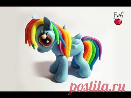 RAINBOW DASH - polymer clay - photo version - ponik z modeliny