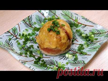 Горячее Порционное Блюдо на Праздничный Стол ✧ Фаршированные Помидоры в Шубе - YouTube
