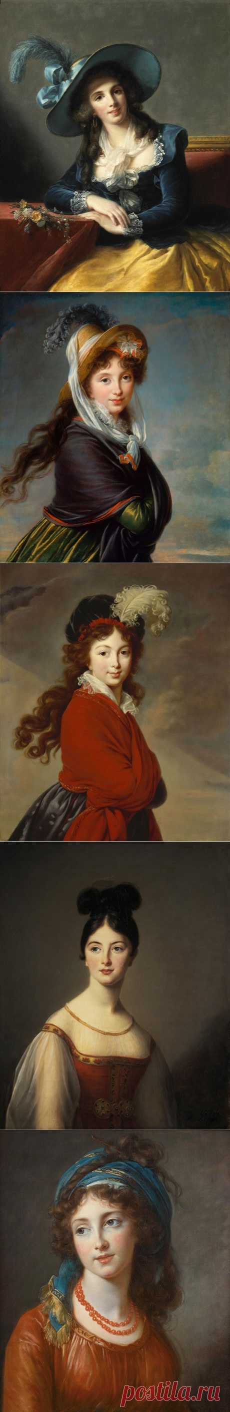 Louise Elisabeth Vigee-Lebrun (French,1755-1842) Портретное....